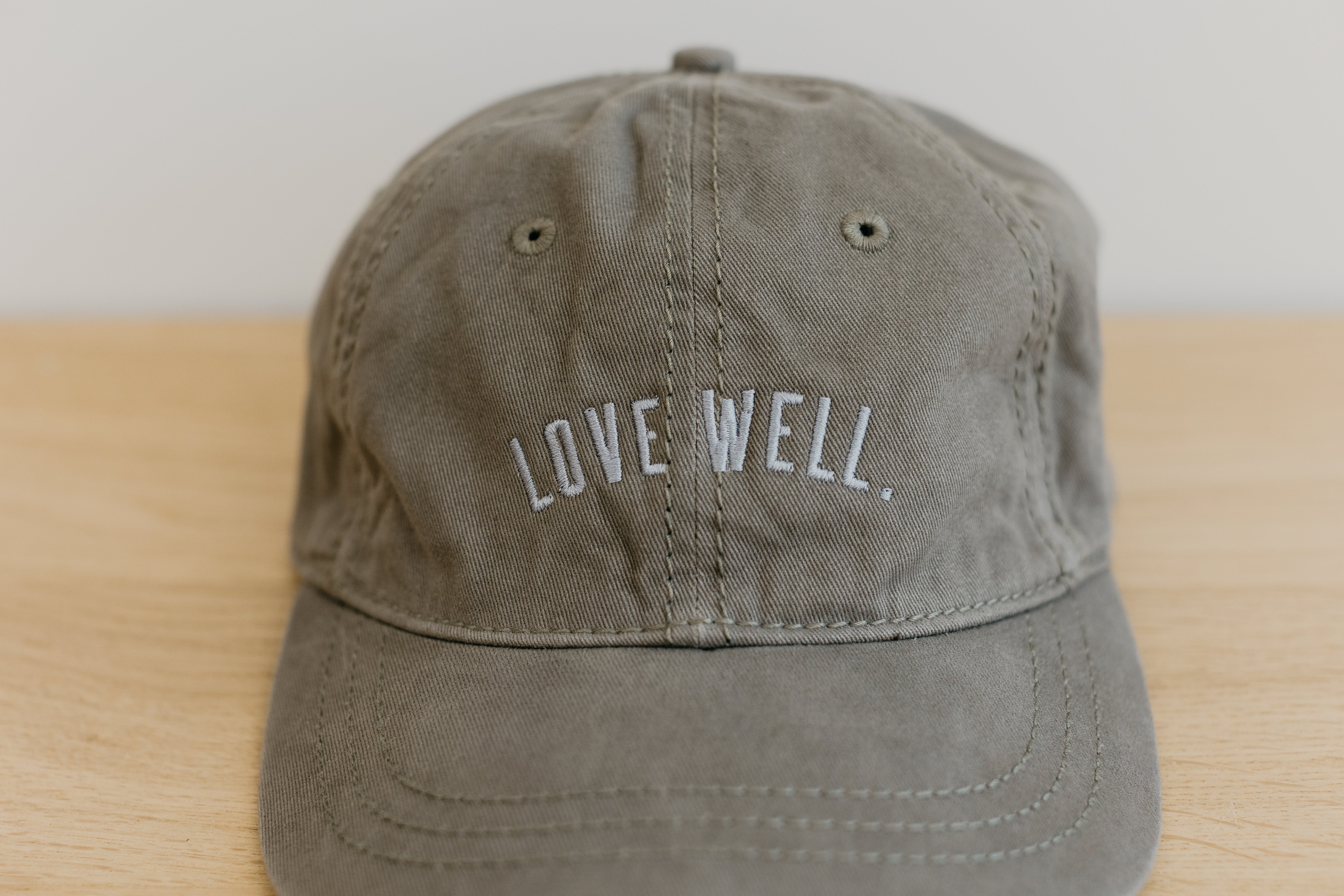 Vintage Ivy Logo Hat - Light Army Green