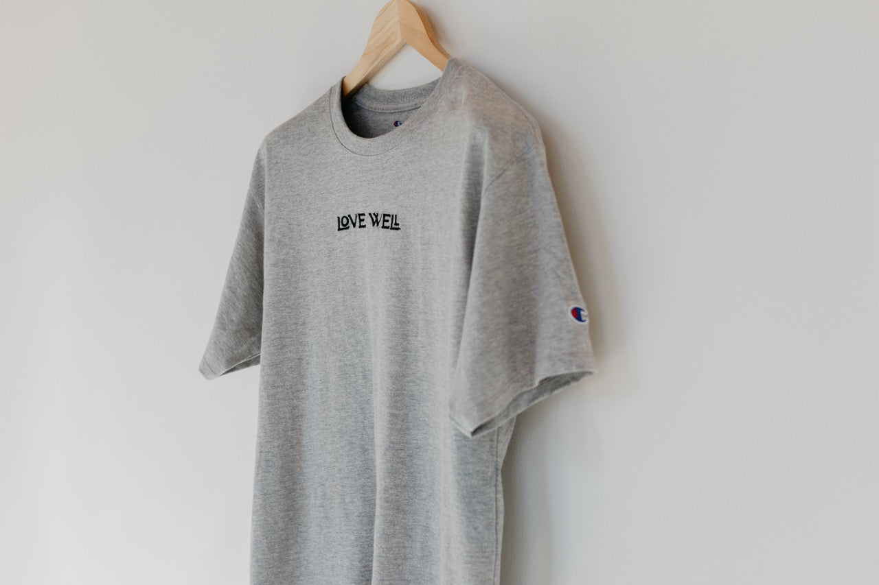 Aster Grey Unisex Champion Tee