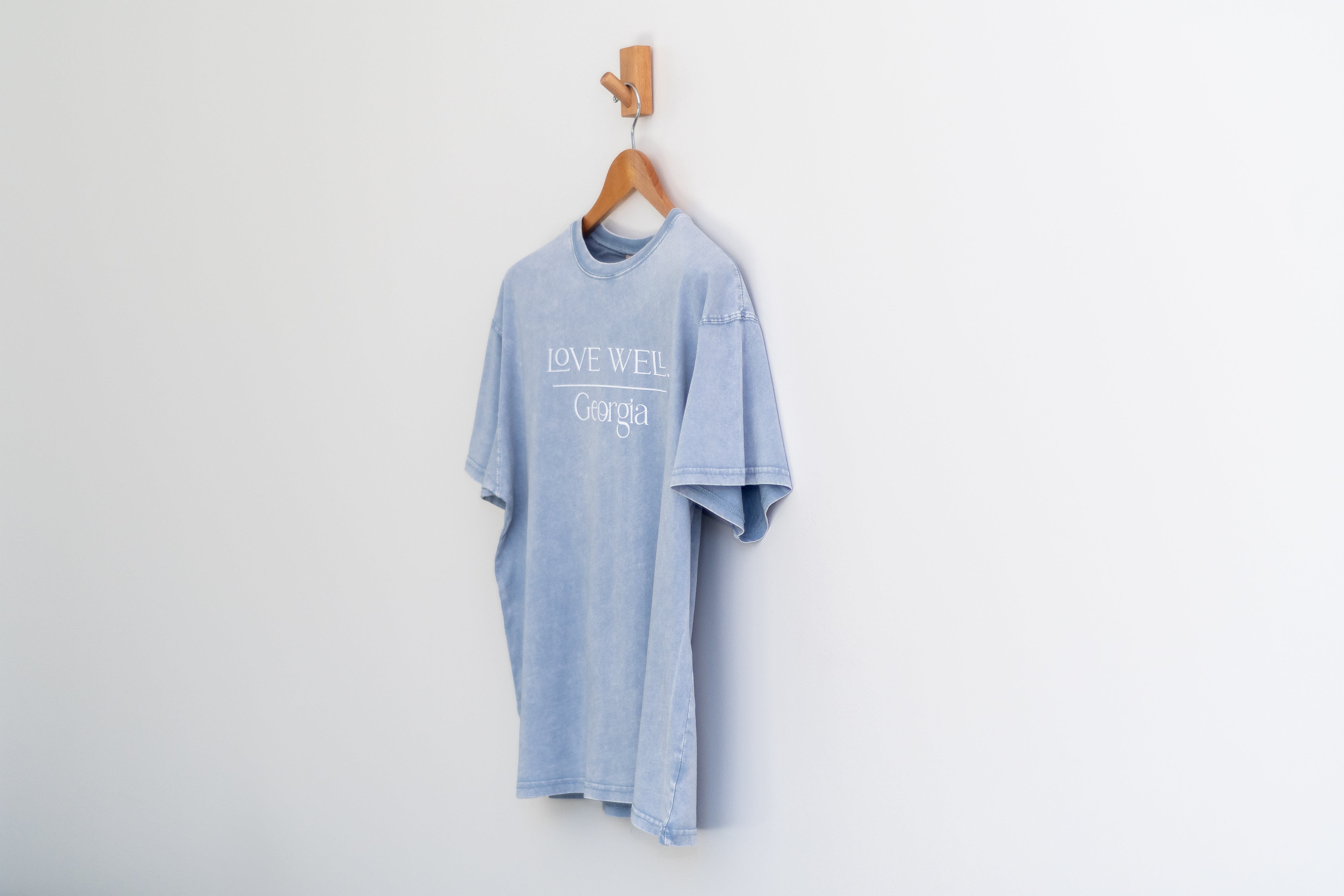 Georgia Faded Denim Tee