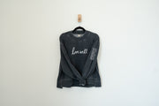 Original Script Washed Black Boxy Sweatshirt