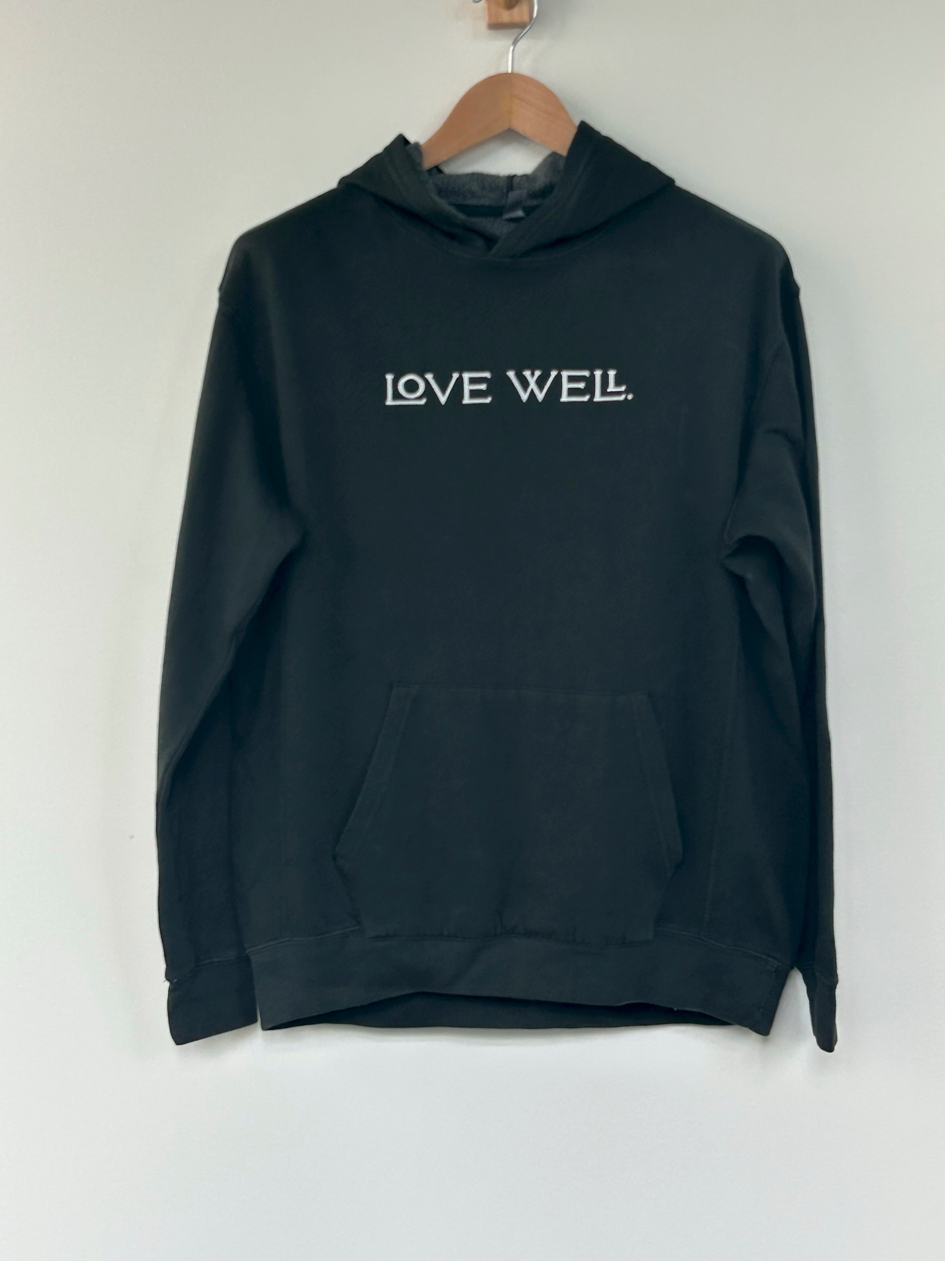 Aster Black Washed Hoodie