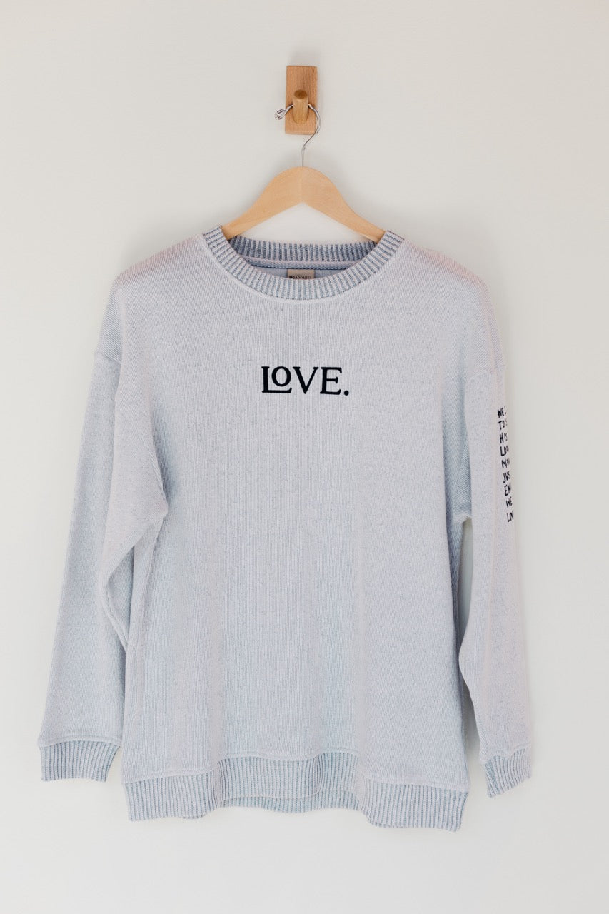 Blue Warm Up Crew - Love