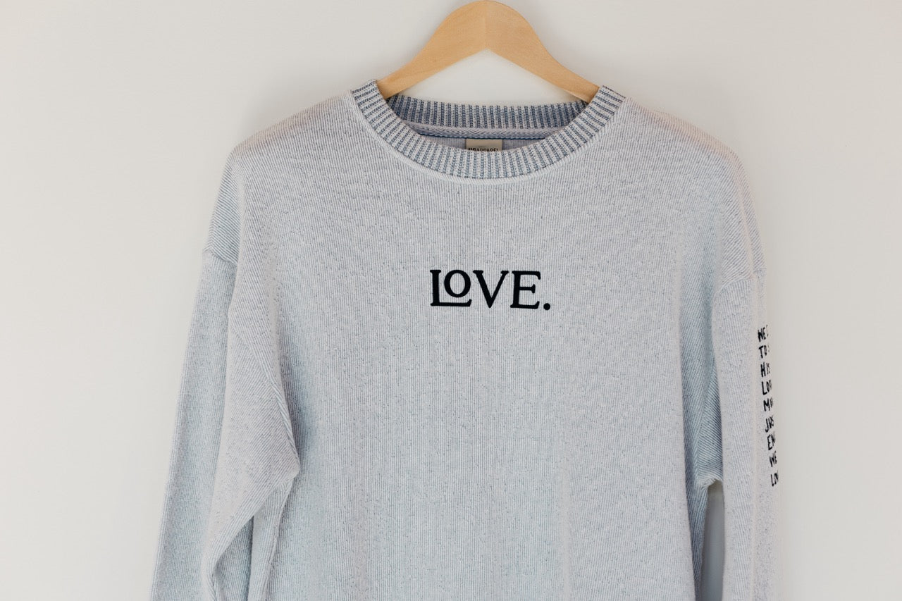 Blue Warm Up Crew - Love