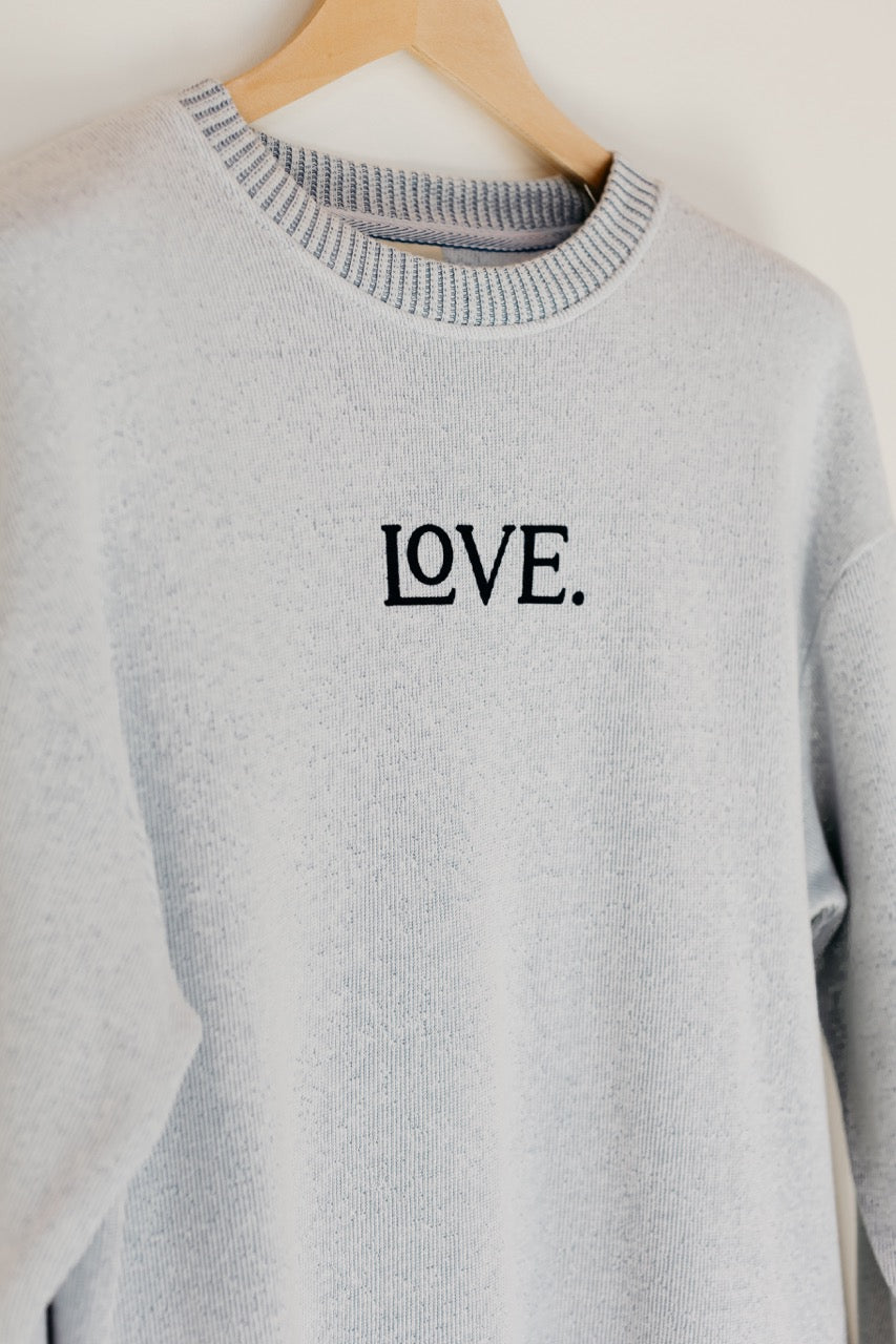 Blue Warm Up Crew - Love