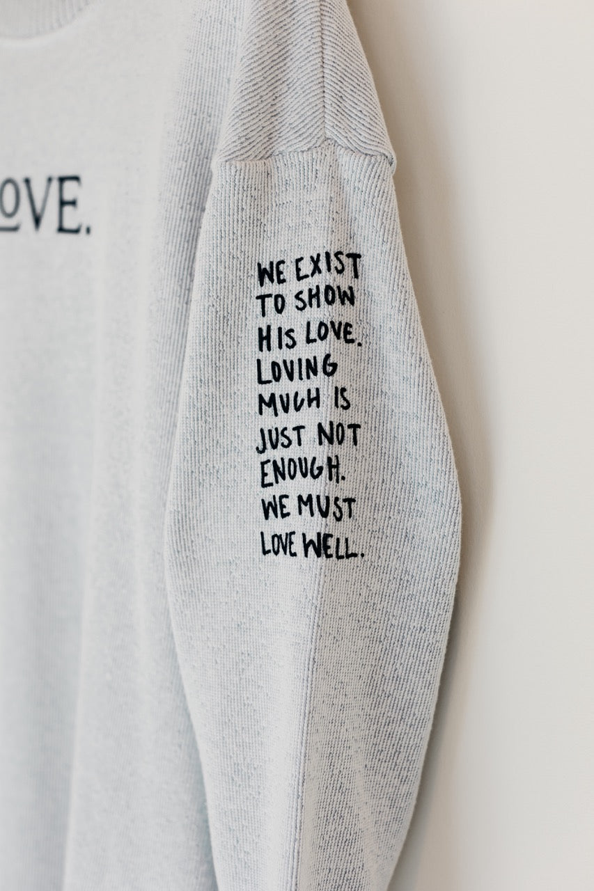 Blue Warm Up Crew - Love