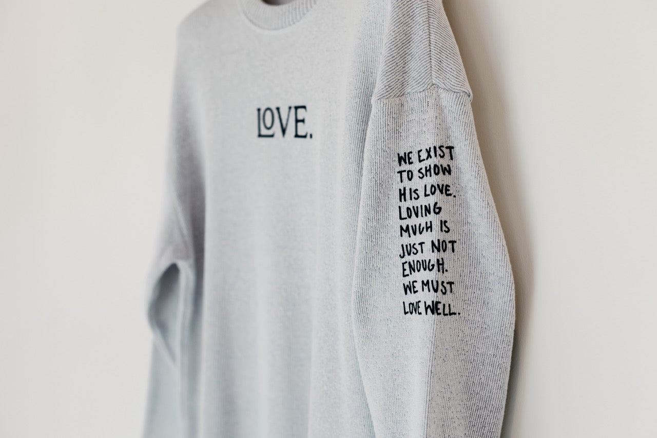 Blue Warm Up Crew - Love