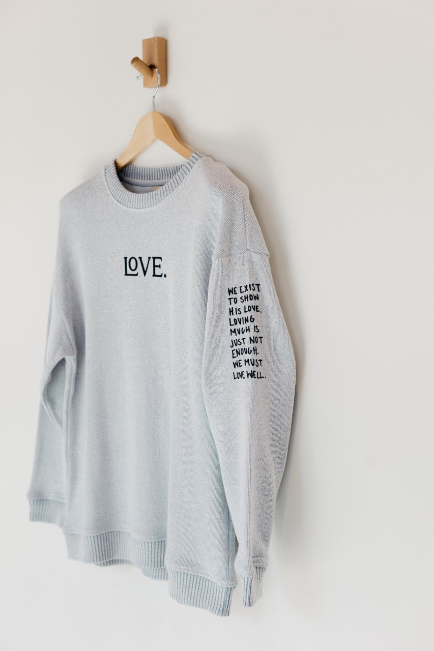 Blue Warm Up Crew - Love