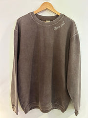 Chocolate Corded Crew