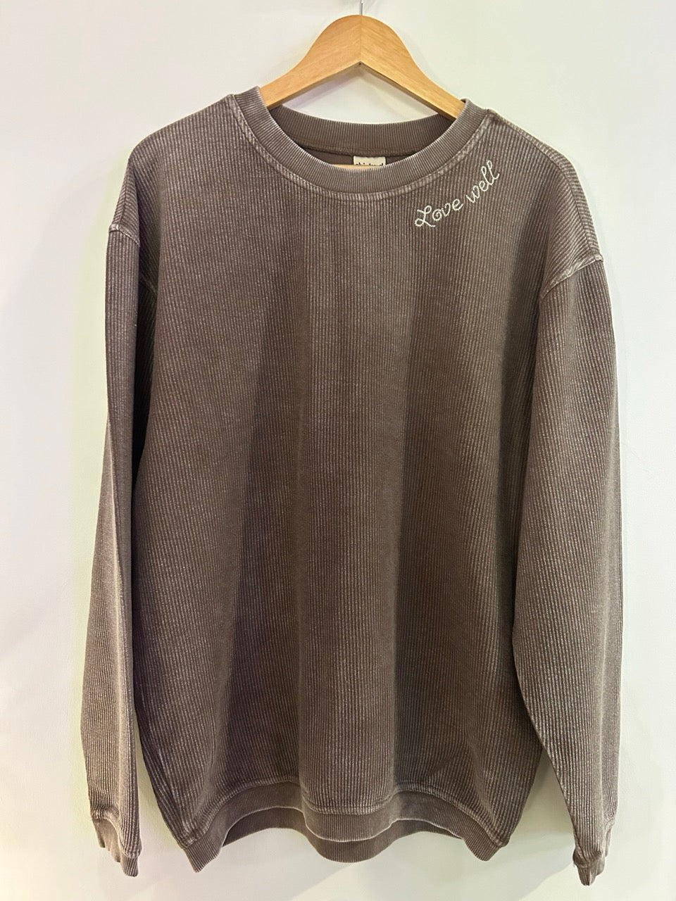 Chocolate Corded Crew