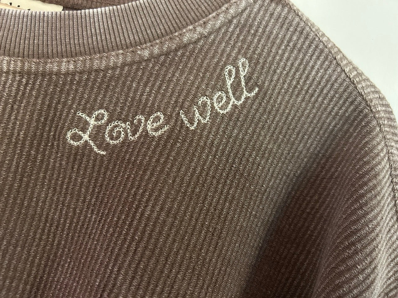 Chocolate Corded Crew