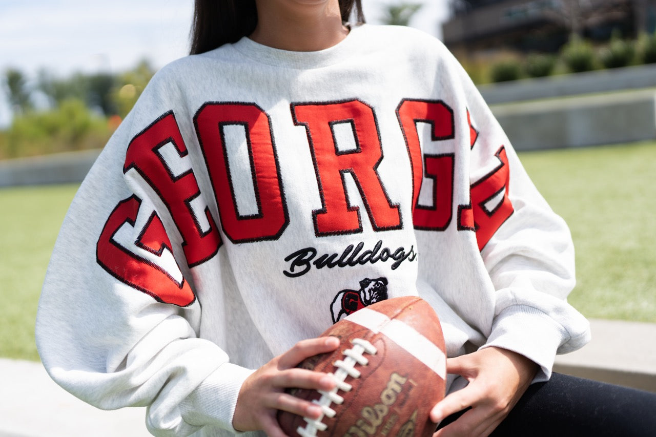 Georgia UGA Retro Oversized Sweatshirt