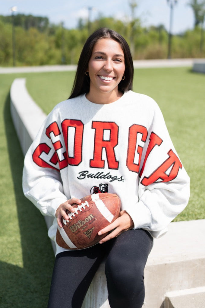 Georgia UGA Retro Oversized Sweatshirt