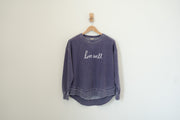Original Script Grape Poncho Sweatshirt