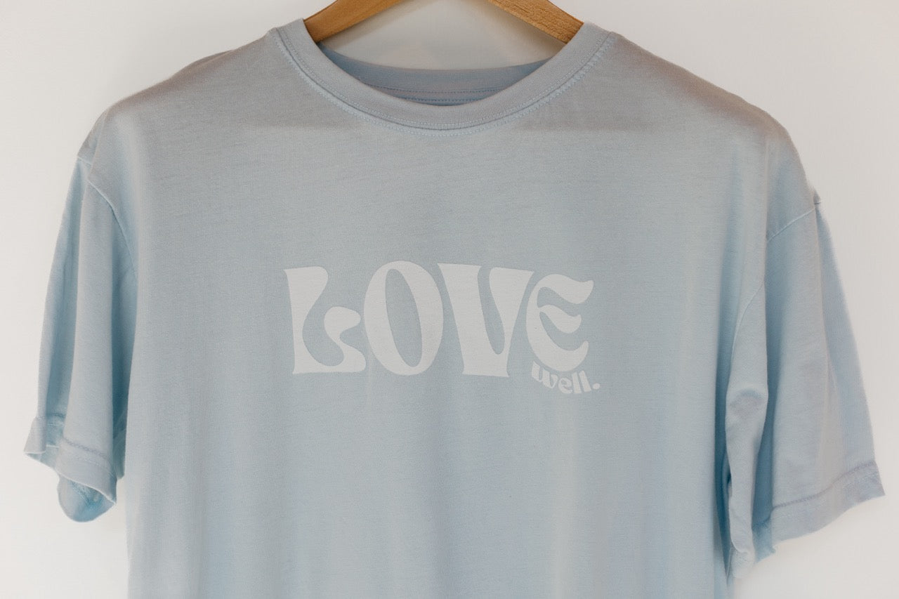 Groovy Lt Blue Unisex Short Sleeve Tee