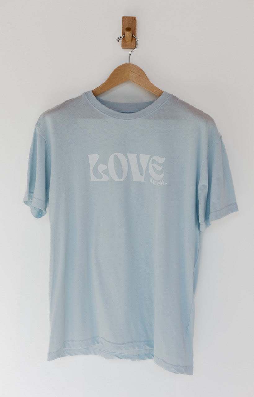 Groovy Lt Blue Unisex Short Sleeve Tee