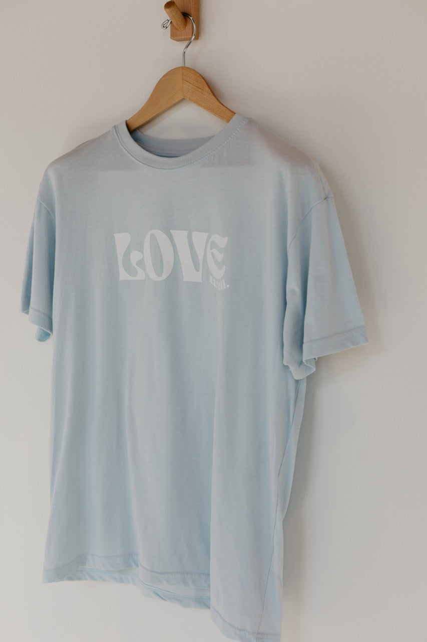 Groovy Lt Blue Unisex Short Sleeve Tee