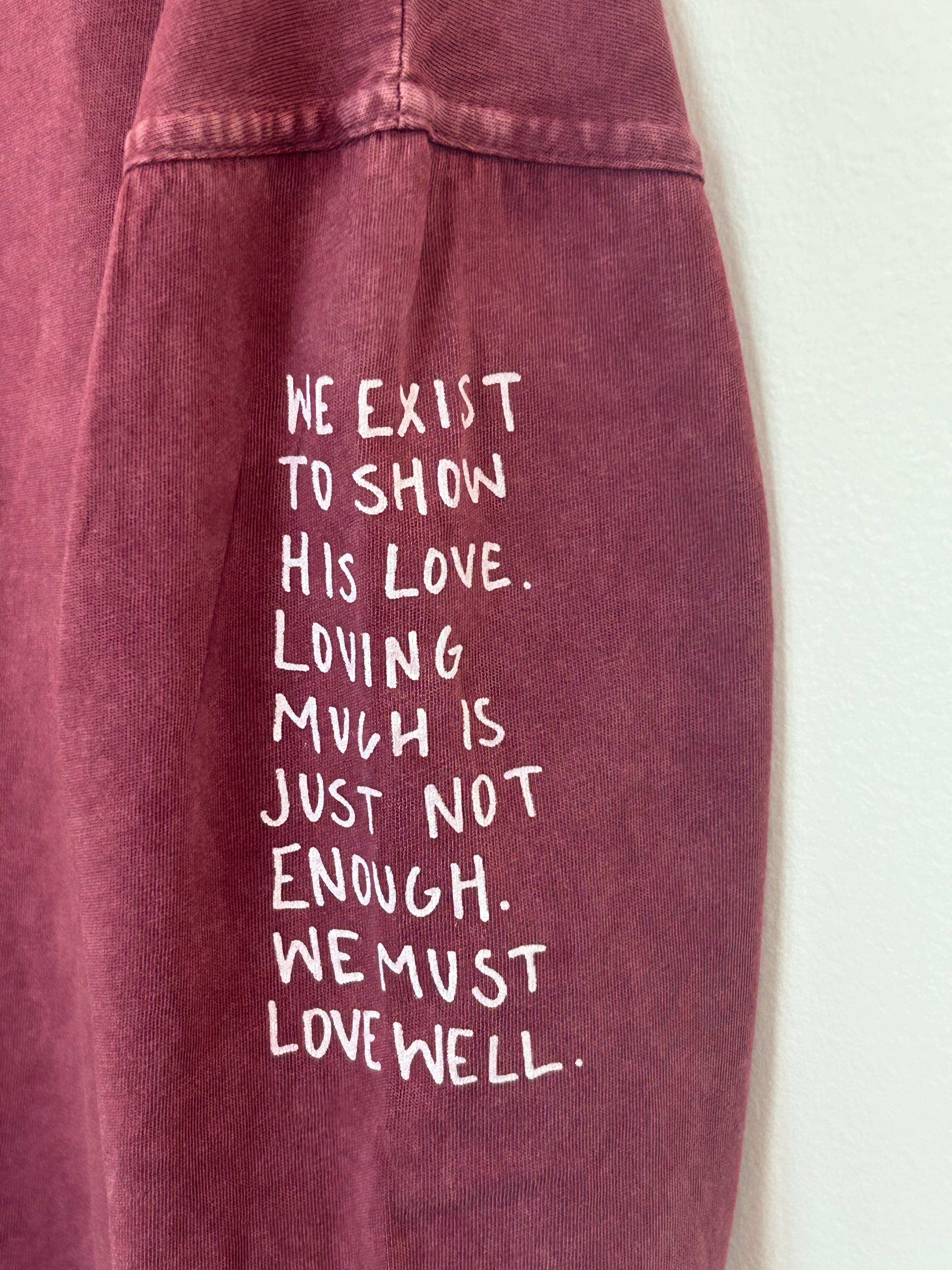 Vintage Ivey Merlot Big Shirt