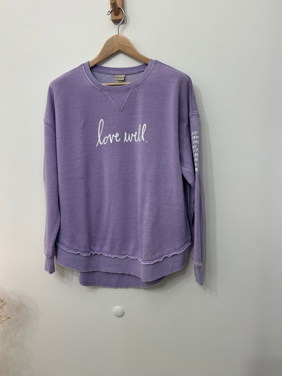 Lilac Poncho Sweatshirt