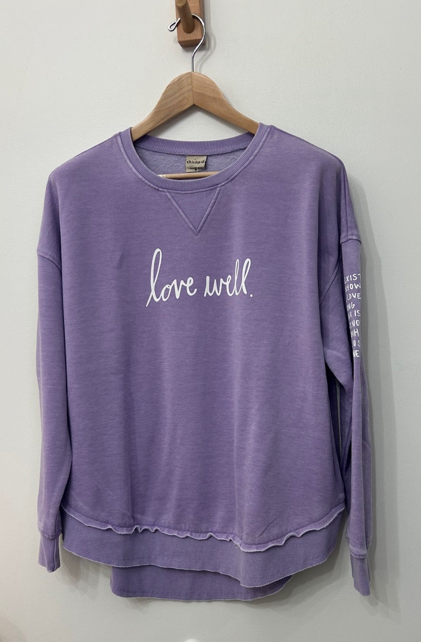 Lilac Poncho Sweatshirt