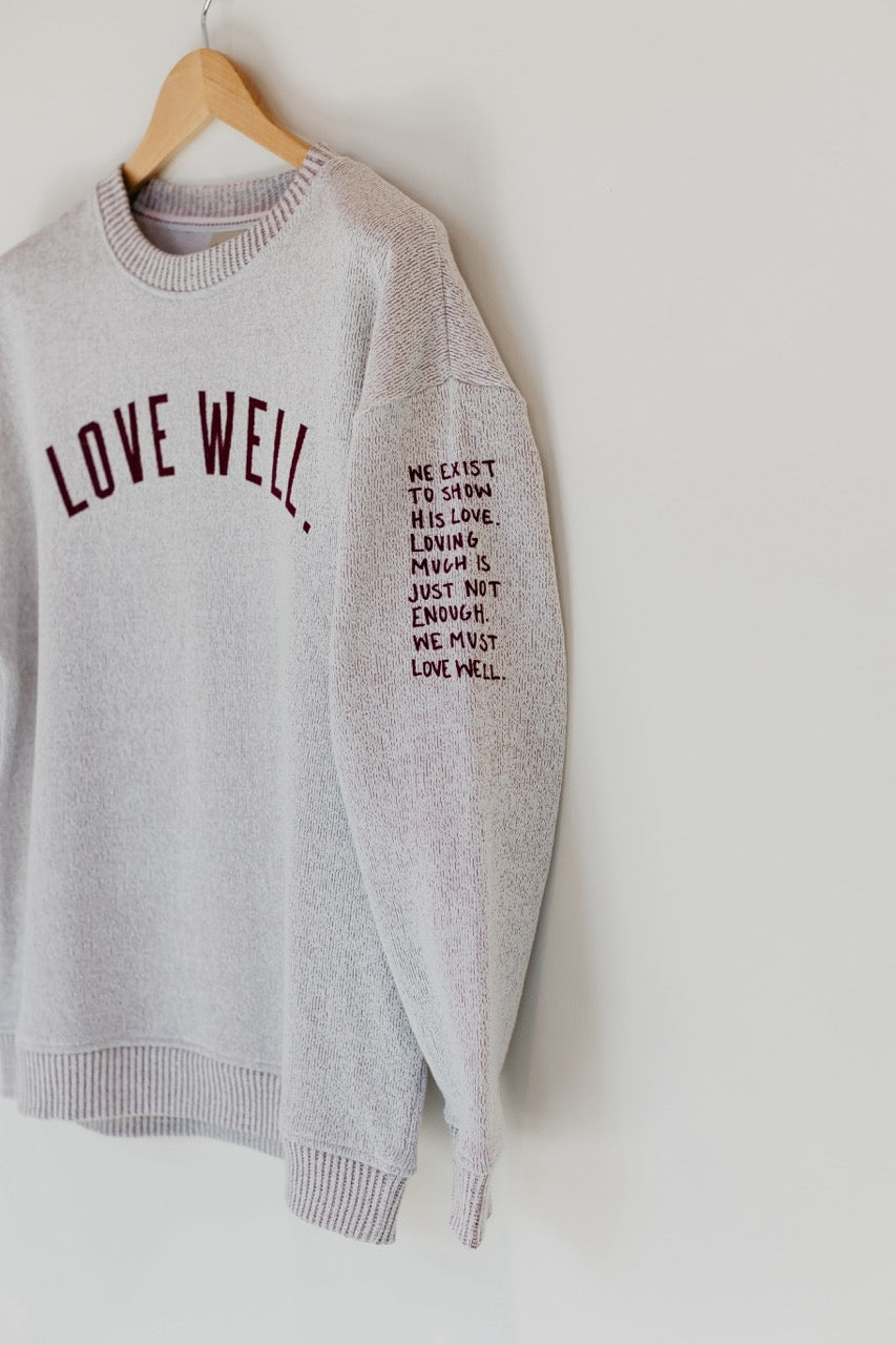 Maroon Warm Up Crew - Vintage Ivy