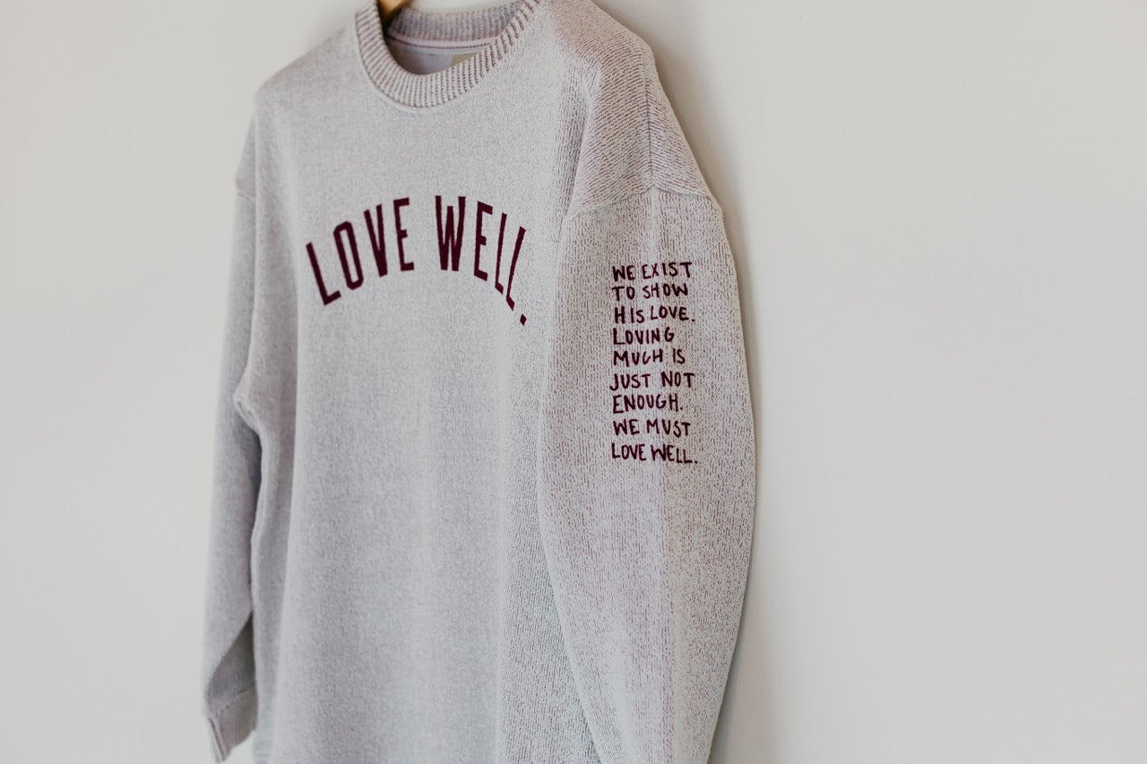 Maroon Warm Up Crew - Vintage Ivy