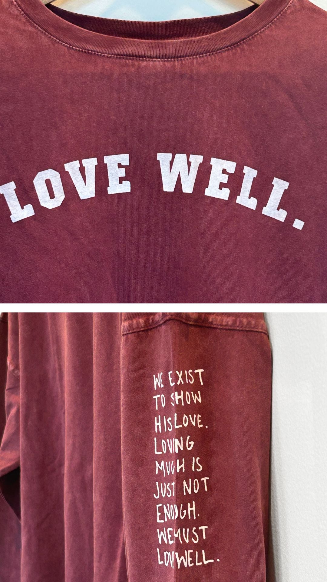 Vintage Ivey Merlot Big Shirt