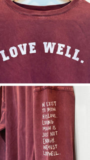 Vintage Ivey Merlot Big Shirt