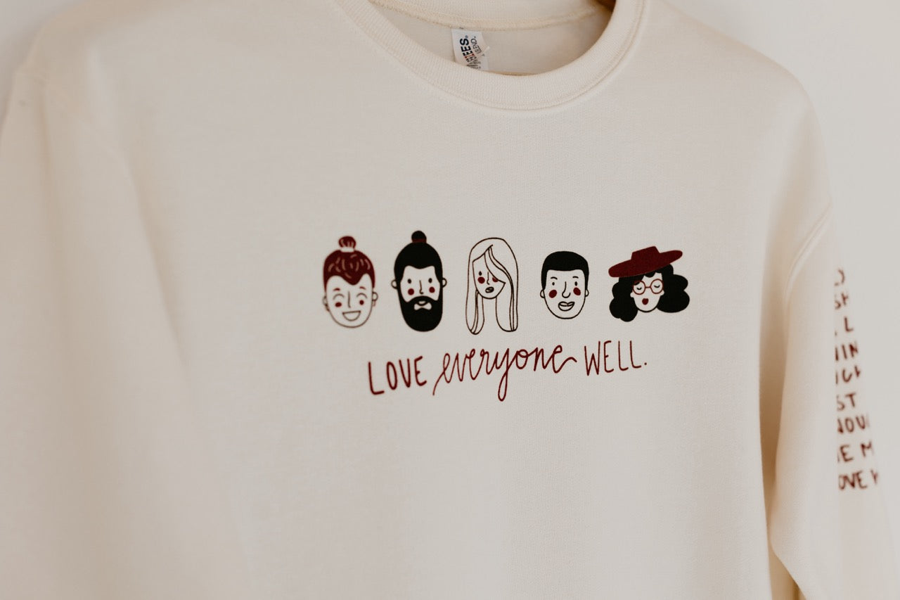 Off White Uni Faces Crew