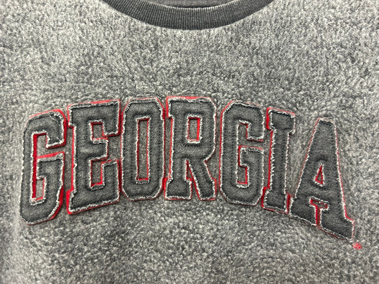 UGA Black Reverse Poncho Sweatshirt