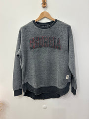 UGA Black Reverse Poncho Sweatshirt