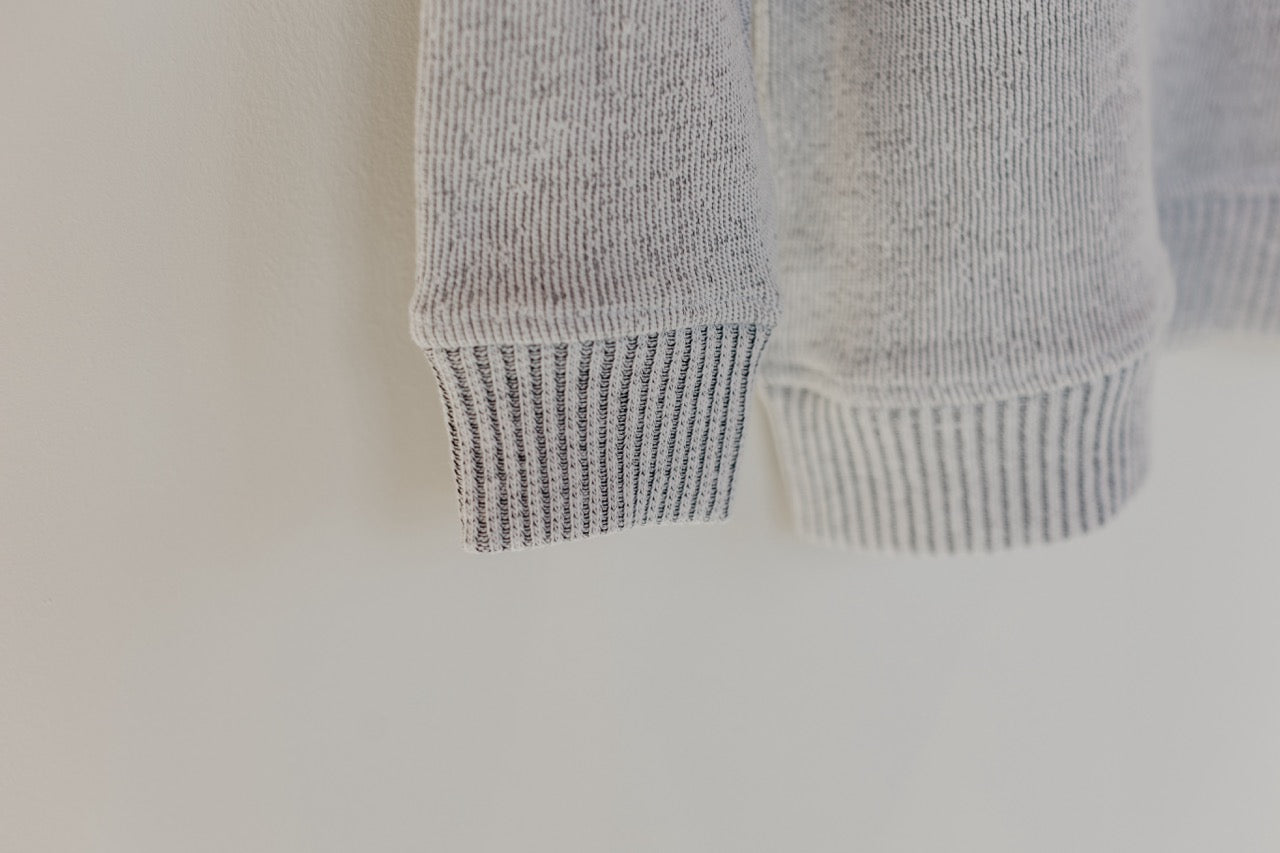 Warm Up Crew - Grey Heather - Love Well Script