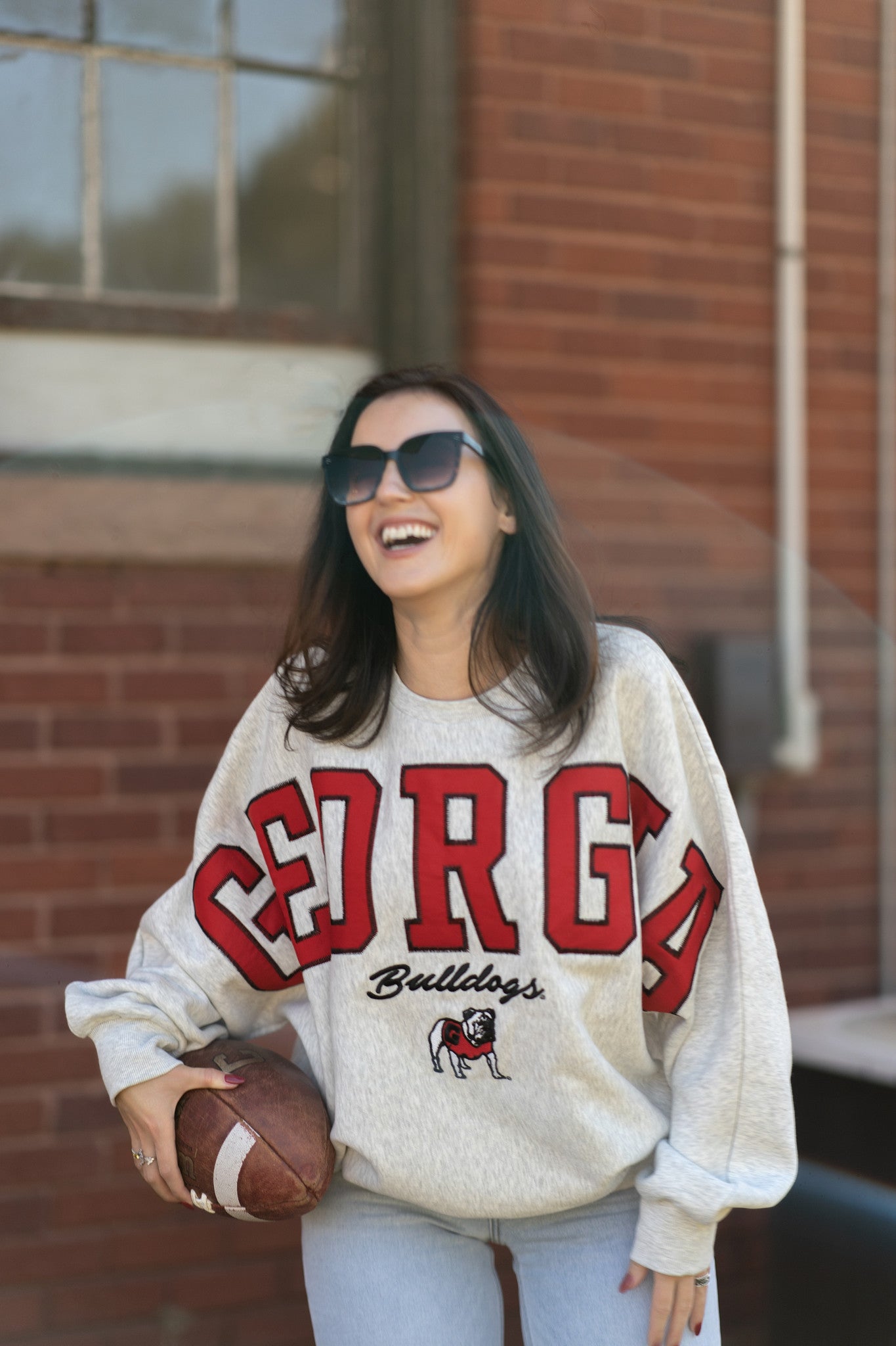 Georgia UGA Retro Oversized Sweatshirt