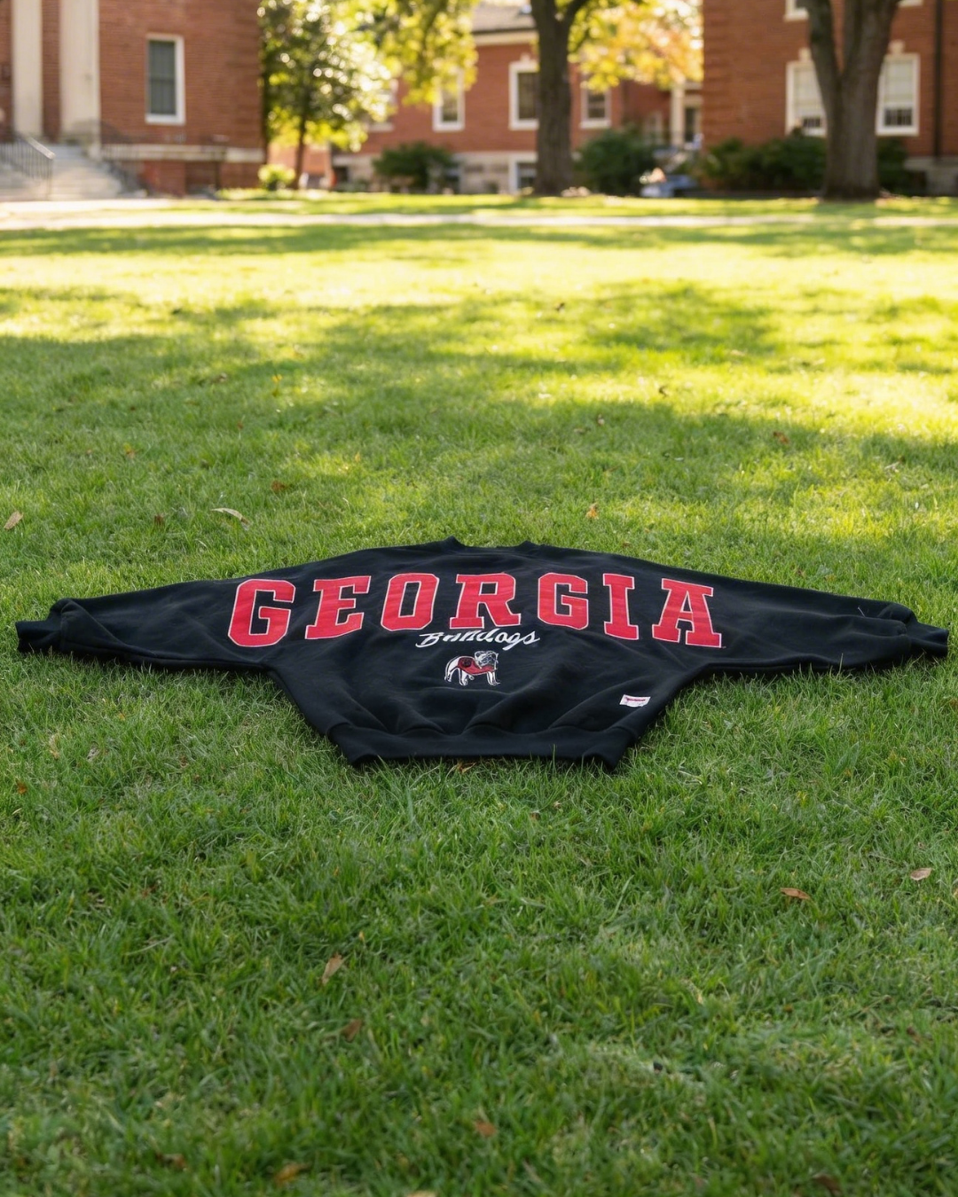 Georgia Retro Black Sweatshirt Black