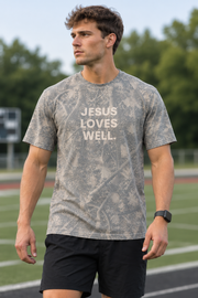 Deadwood Camo Jesus Loves Well Tee