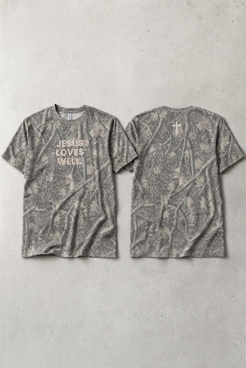 Deadwood Camo Jesus Loves Well