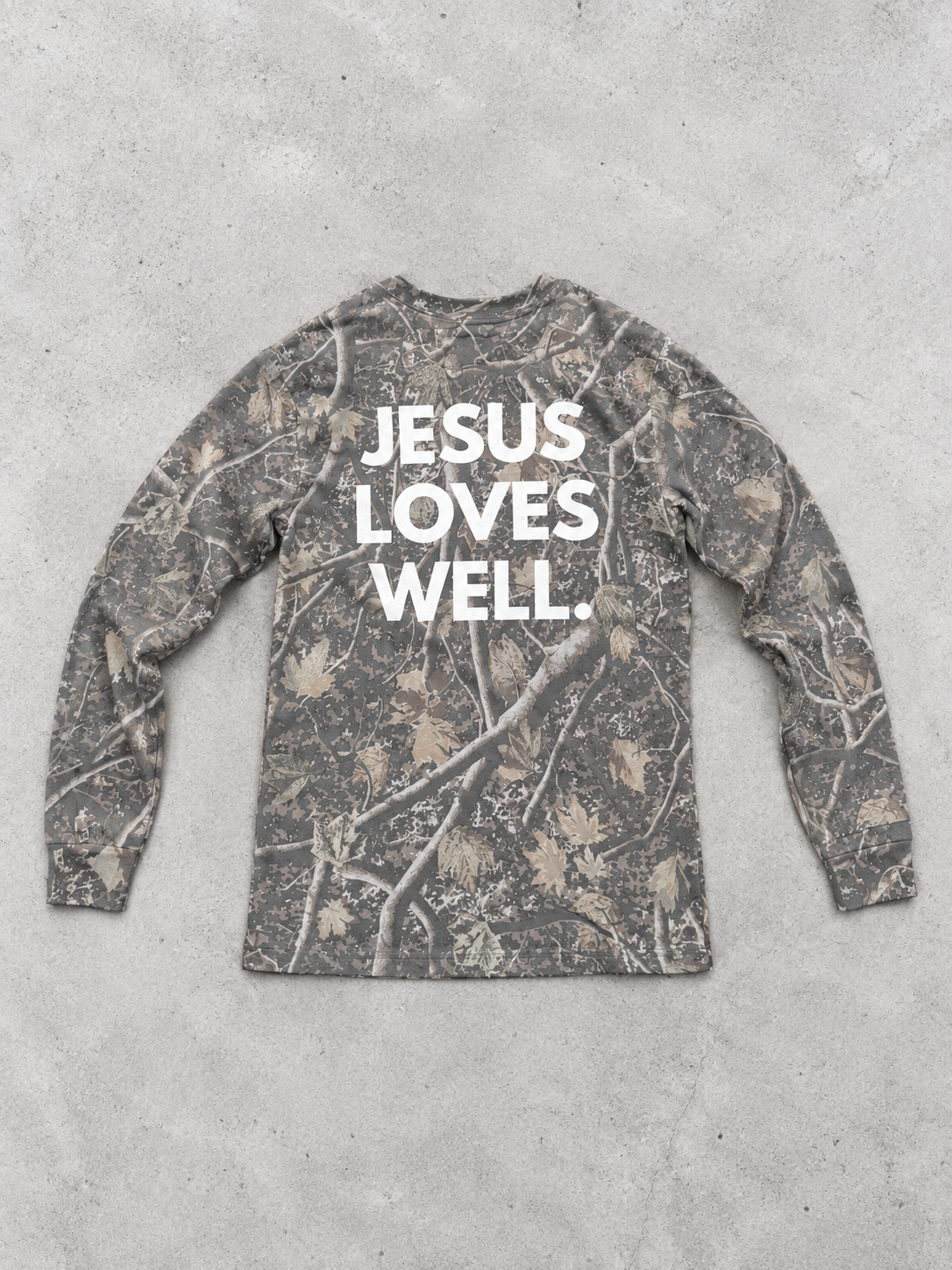 Deadwood Camo Long Sleeve Cross Tee