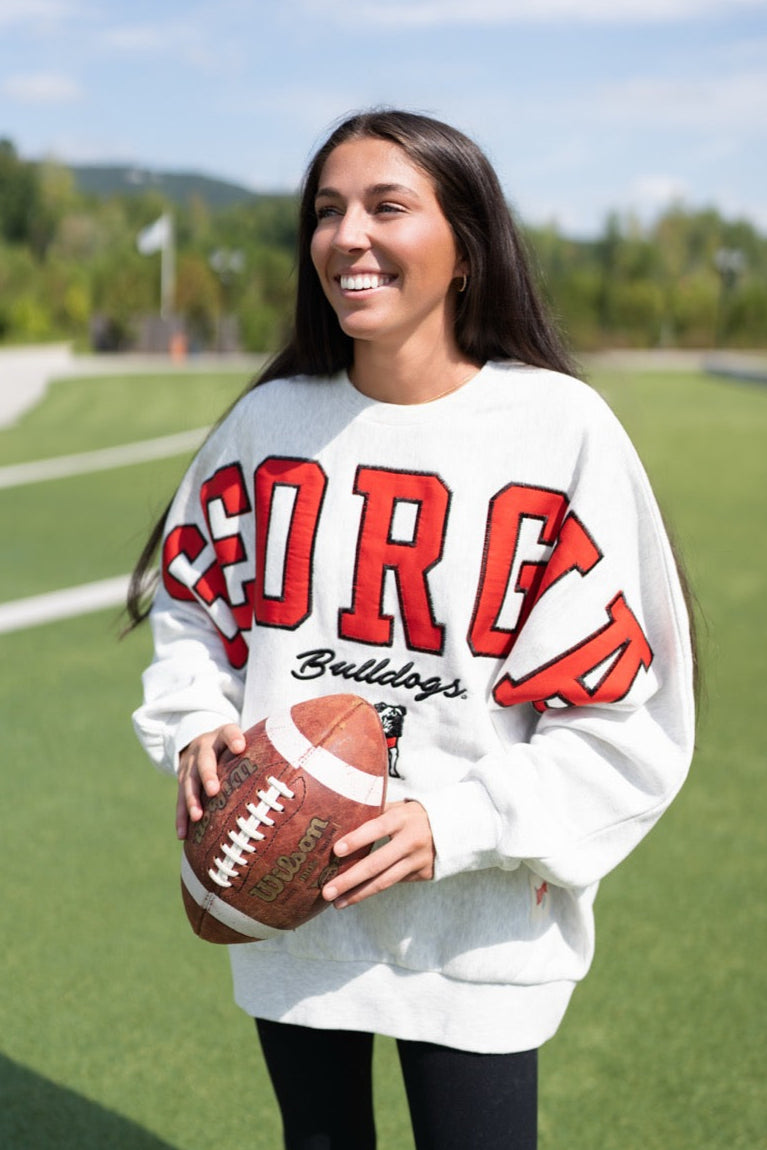 Georgia UGA Retro Oversized Sweatshirt
