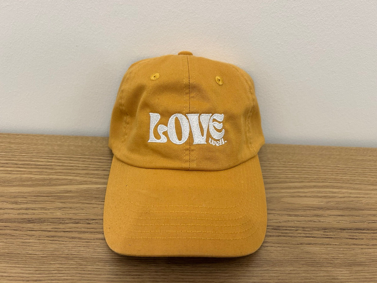 Baseball Cap Script Groovy Script Baseball Hat – Love Well