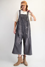 Denim Overalls - Vintage Black