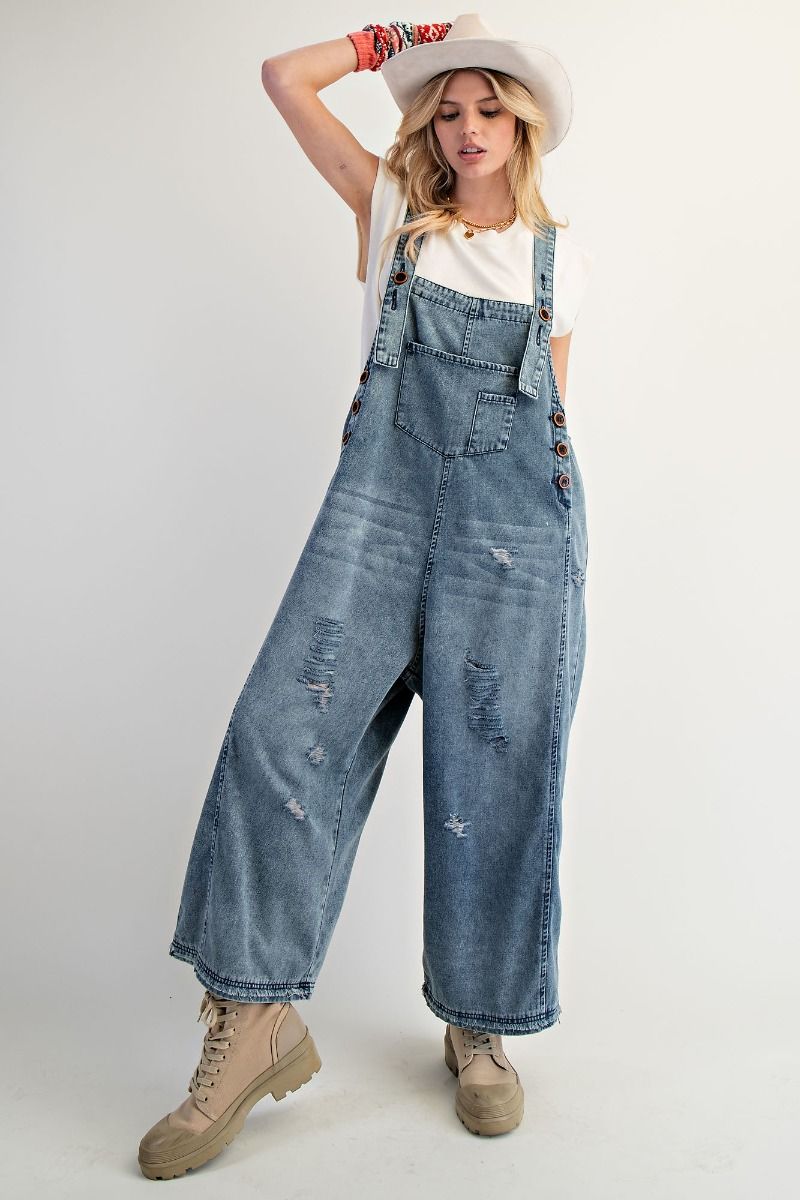 Denim Overalls - Vintage Blue
