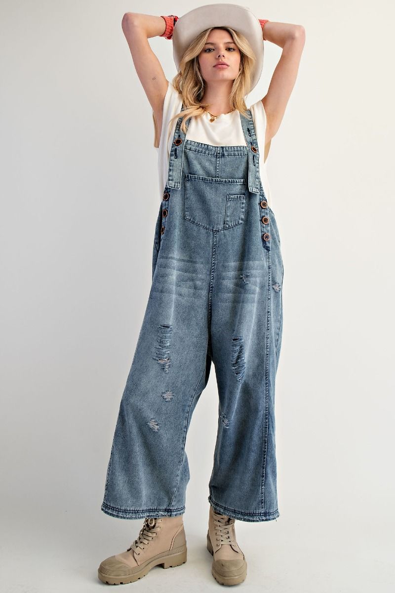 Denim Overalls - Vintage Blue