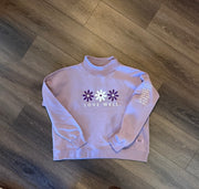Lavender Love Well Mock Neck Sweatshirt