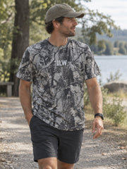 JLW - Jesus Loves Well -Grey Camo Tee