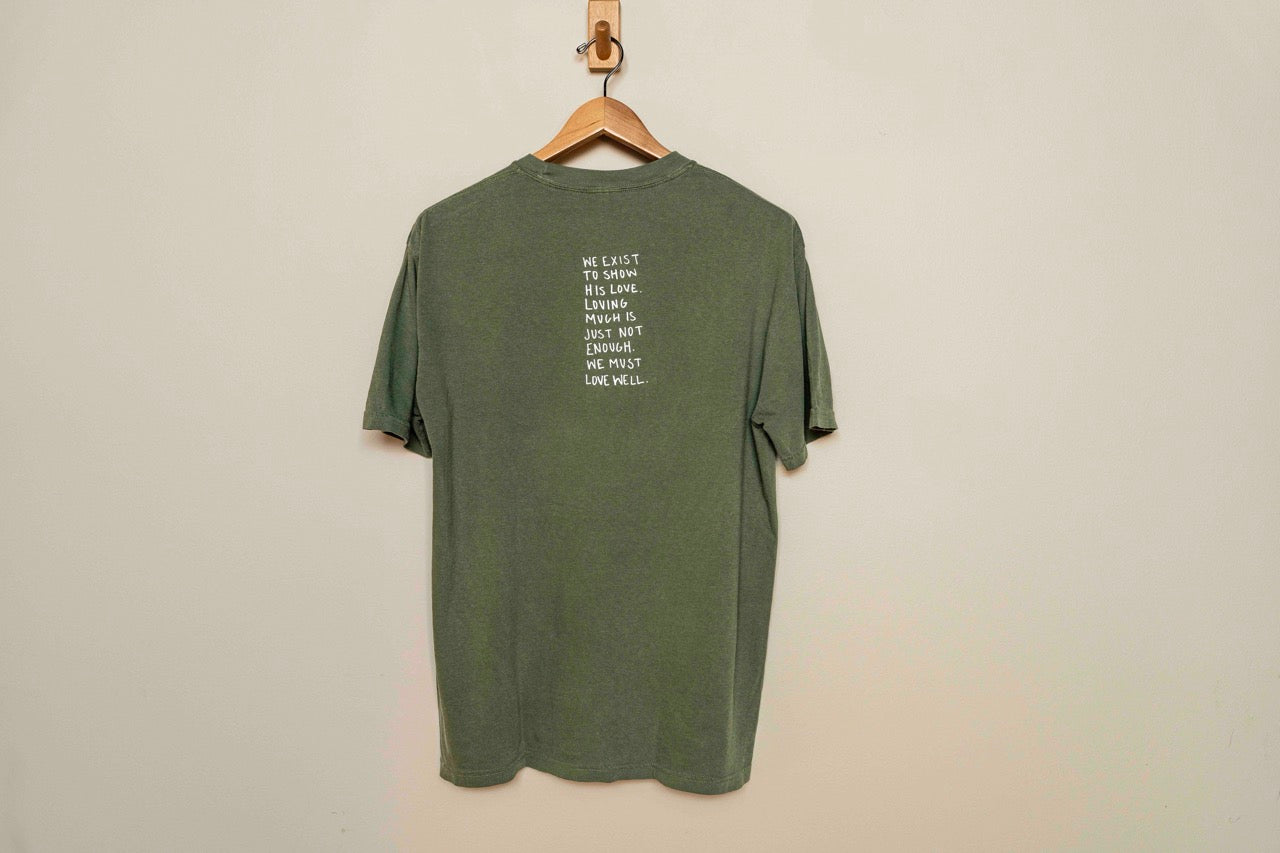 Vintage Ivy Moss Comfort Colors Tee