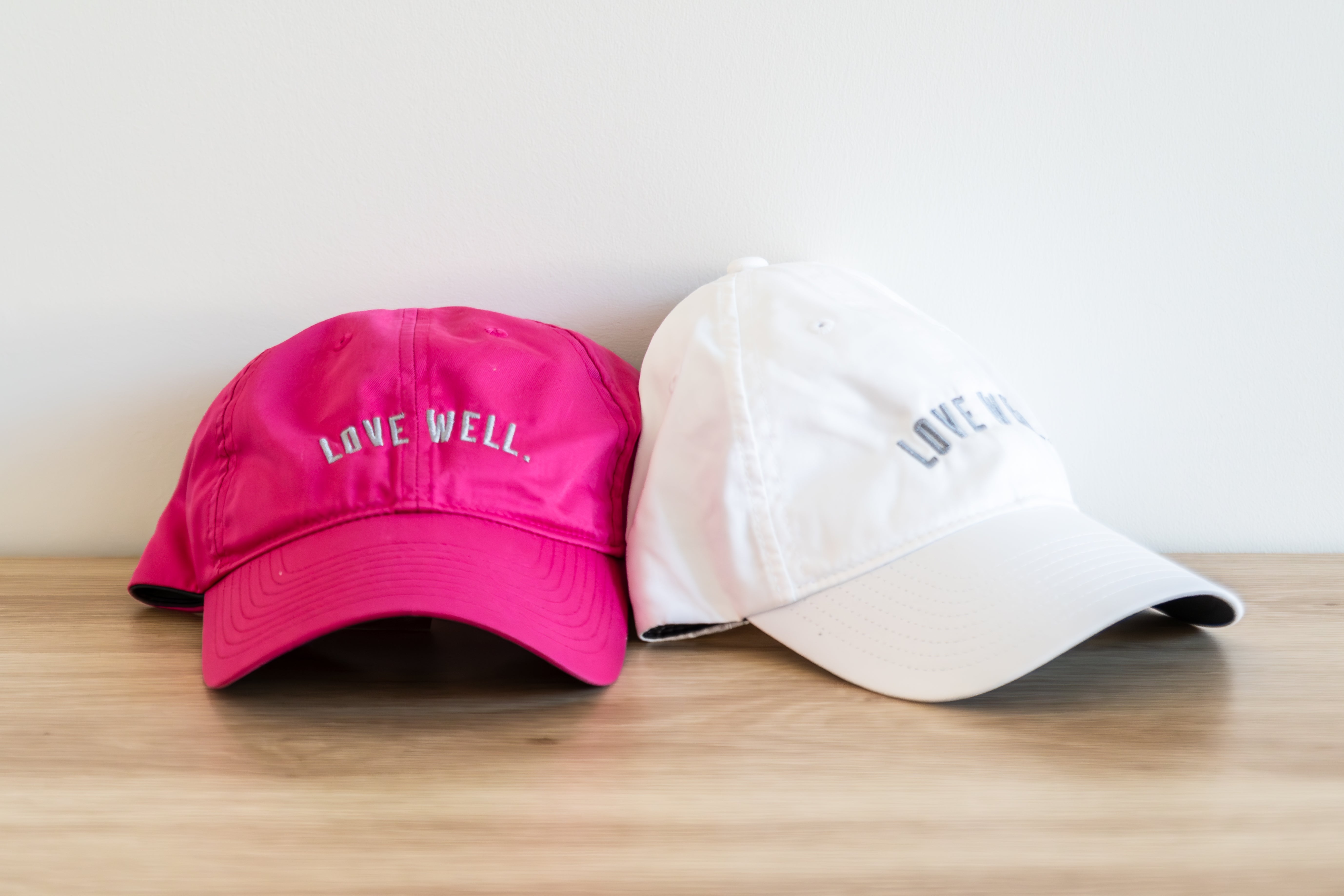 pink and white nike hat