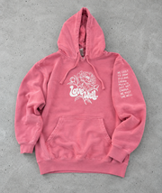 Peony Hoodie - Washed Pink