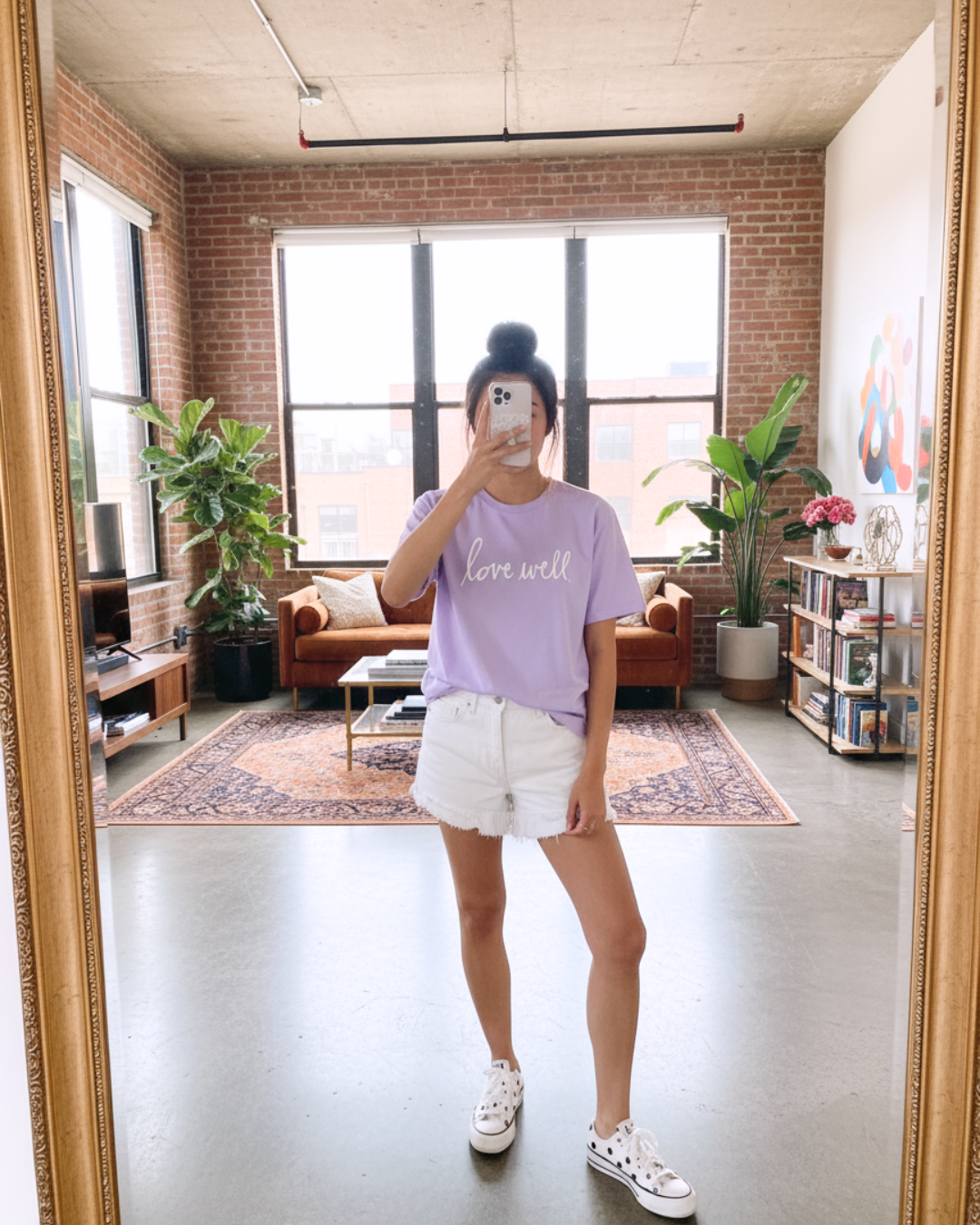 Original Script Lavender Tee