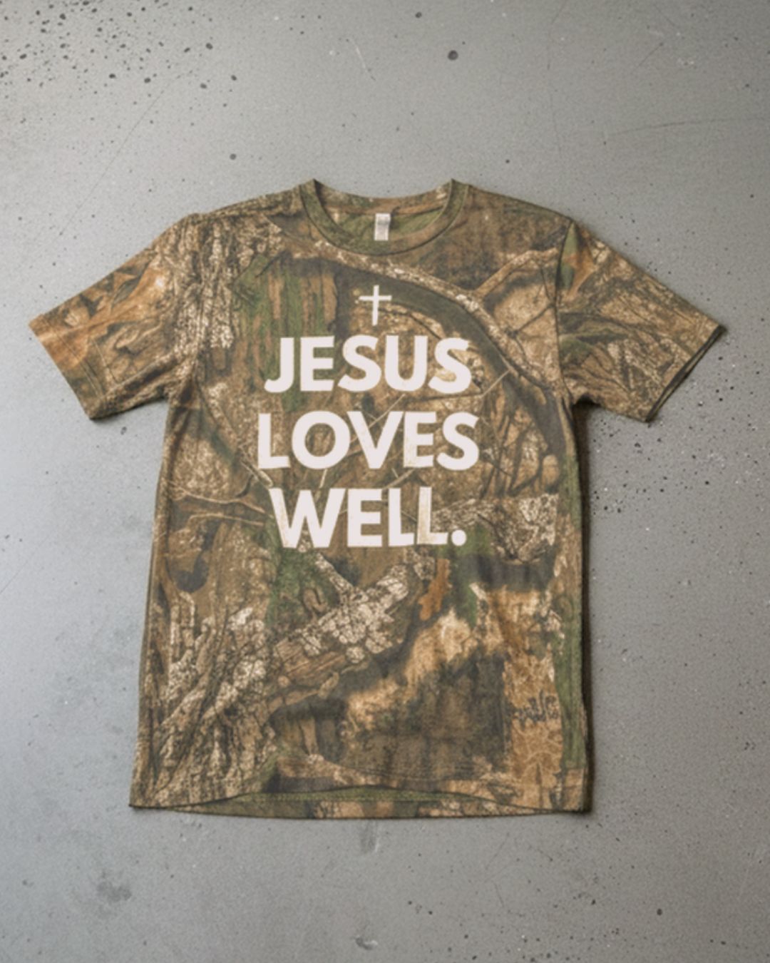 Realtree Camo Jesus Tee