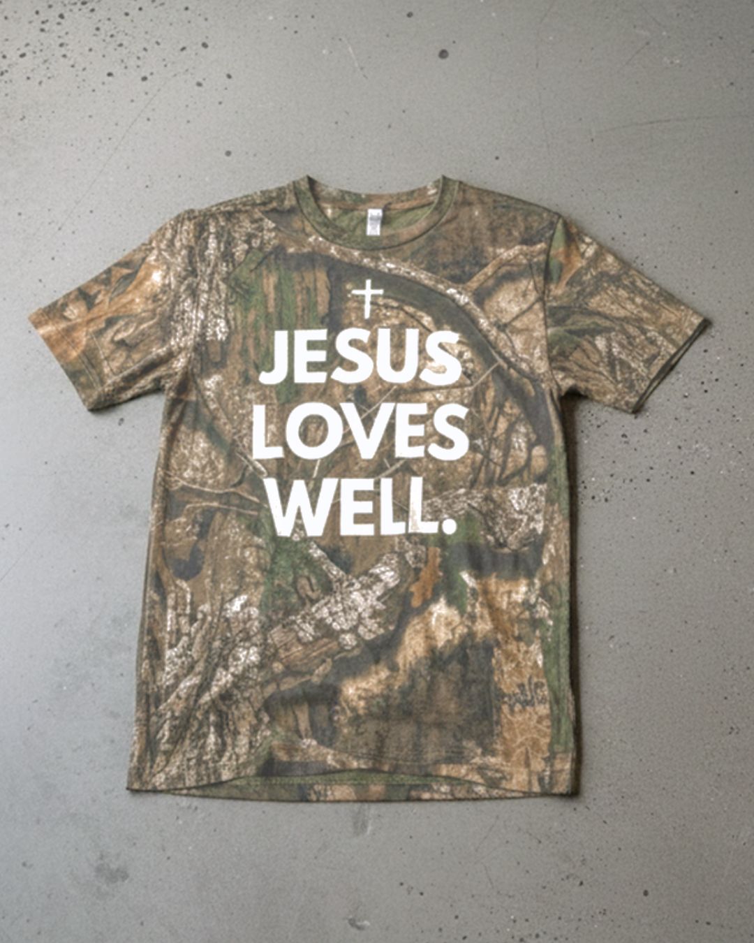 Realtree Camo Jesus Tee
