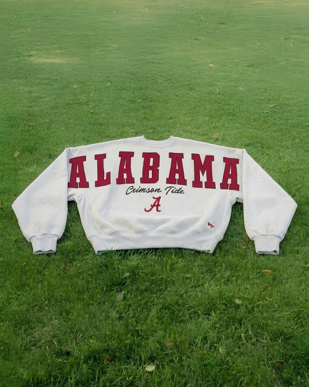 Love Well Alabama Retro Sweatshirt in White